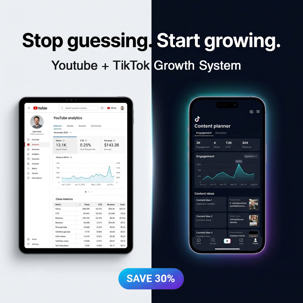 Content Creator Bundle — YouTube + TikTok